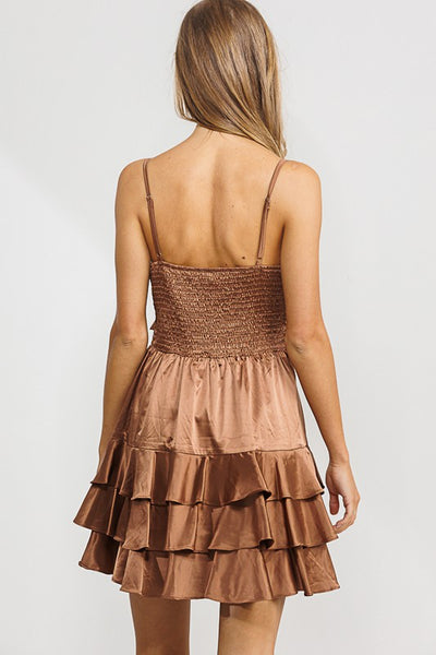 Elora Satin Dress