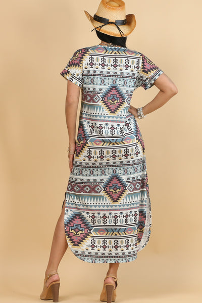 Aztec Maxi Dress
