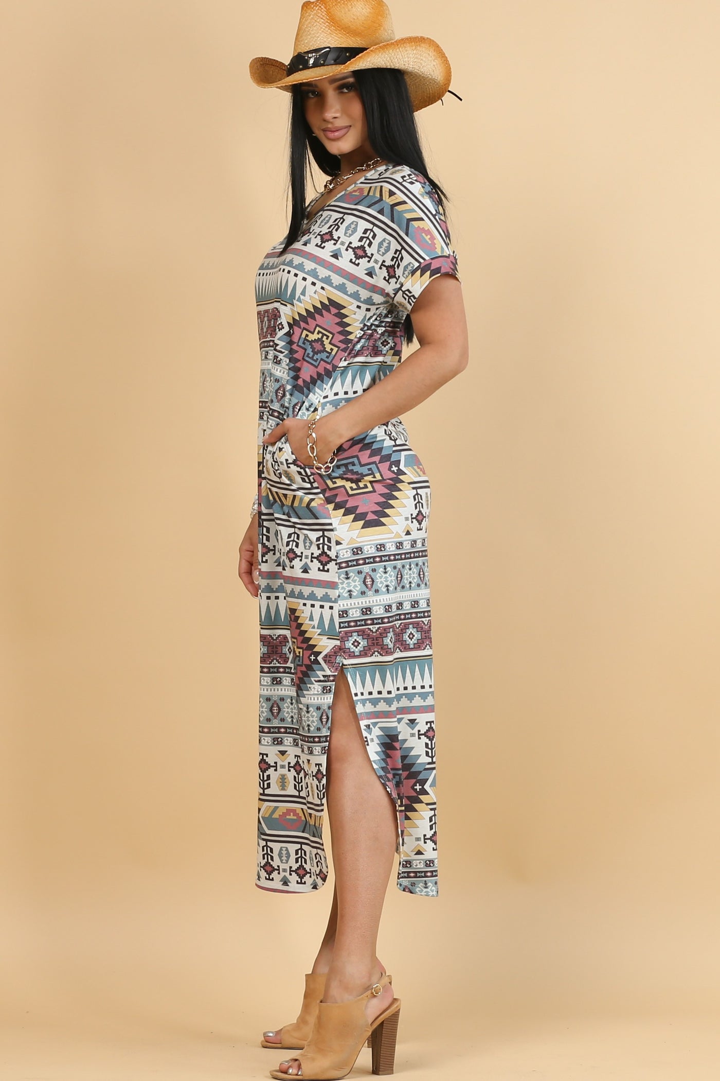 Aztec Maxi Dress