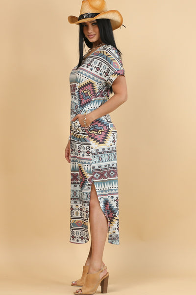 Aztec Maxi Dress