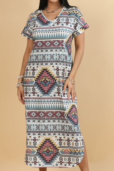 Aztec Maxi Dress