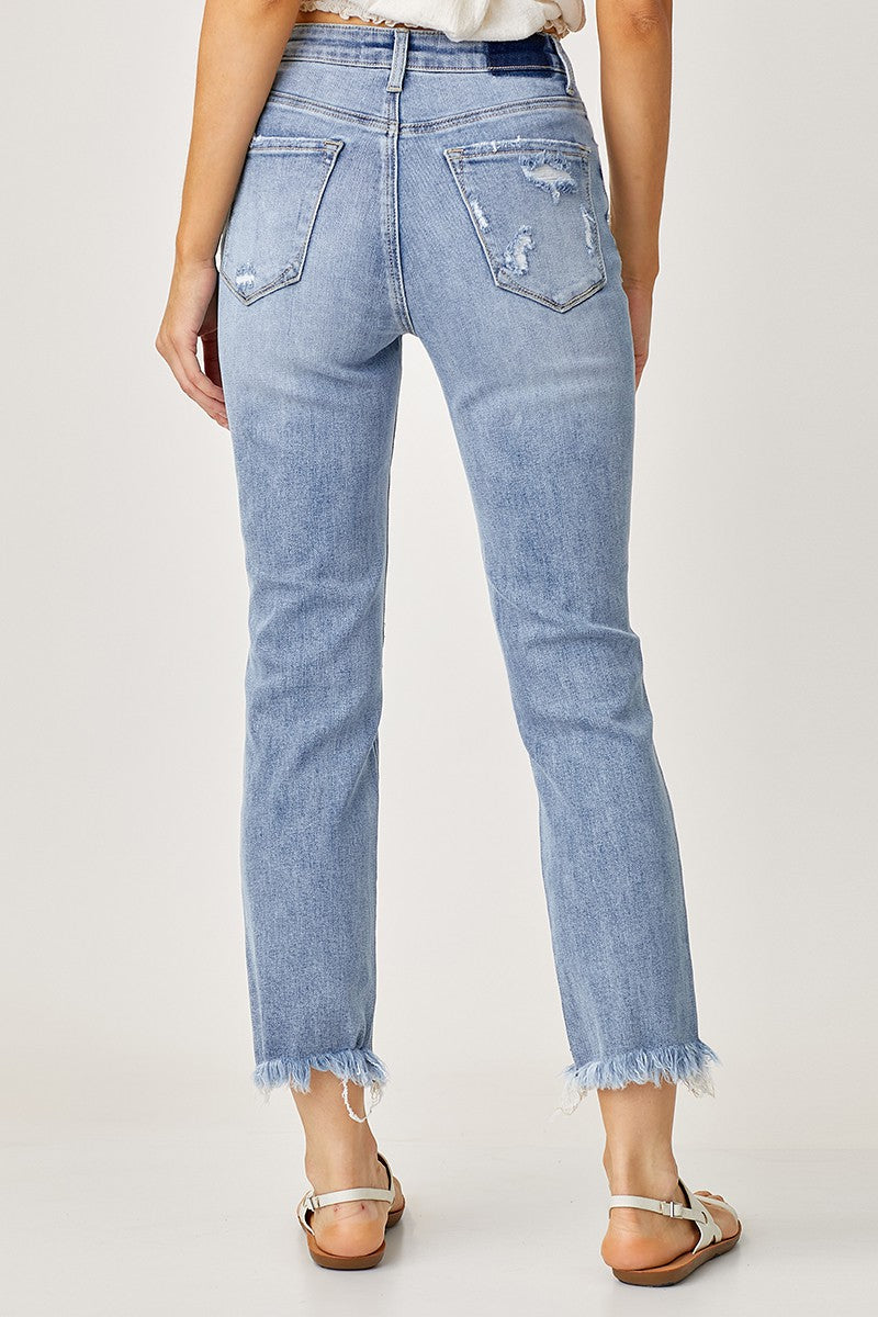 Plus Size High Rise Straight