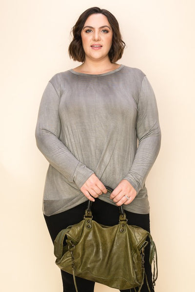 Tie Dye Twist Top -a.gain Brand