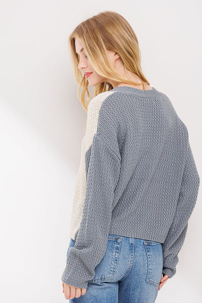 Color Block Cardigan