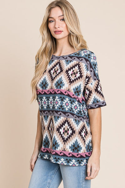 Southwest Aztec Top by Bombom