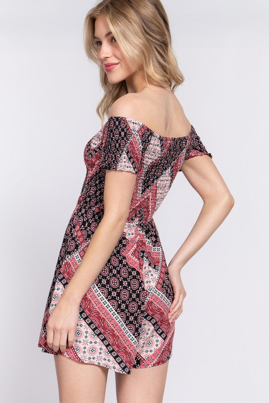 Smocked Romper - Active Basic Brand
