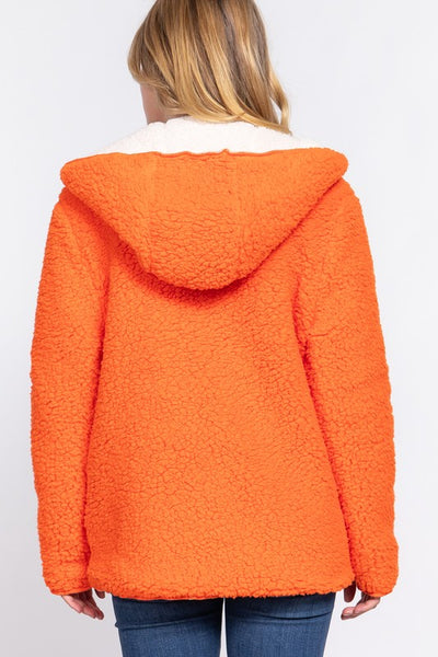 Reversible Faux Fur Jacket - by Active Basic