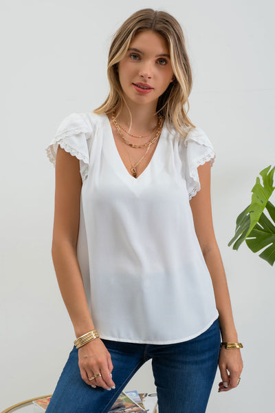 Scallop Lace Top