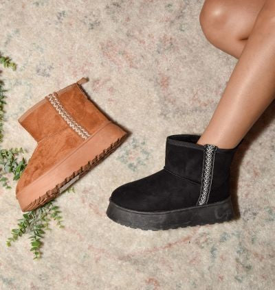 Okura Trimmed Booties