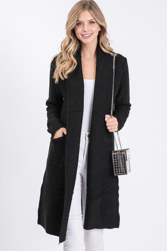 Heavy Acrylic Long Cardigan by Simi Bloom