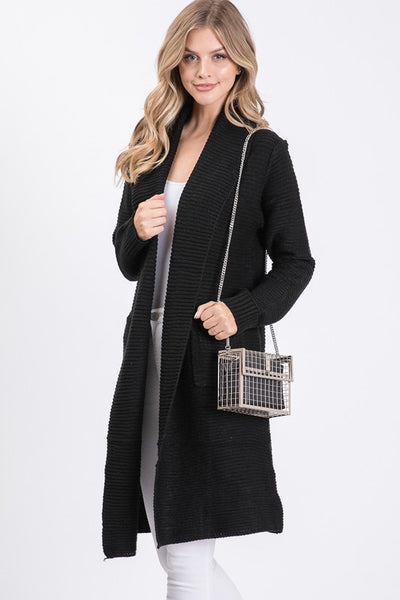 Heavy Acrylic Long Cardigan by Simi Bloom