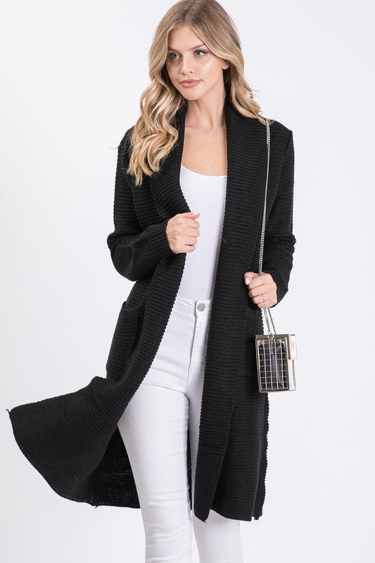 Heavy Acrylic Long Cardigan by Simi Bloom