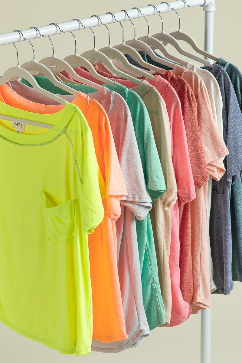 Triblend Knit Top