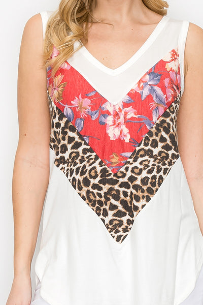 Wild Instinct V-Neck Tank - a.gain Brand