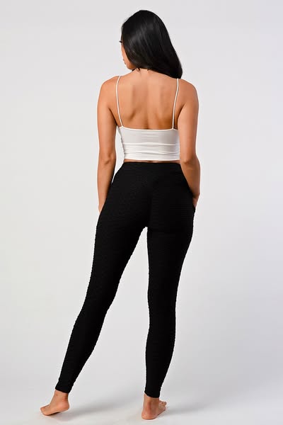 Scrunch Butt Lifting Tummy Control Leggings with Pockets