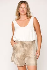 Toffee Tie Dye Knit Shorts - by Gigio