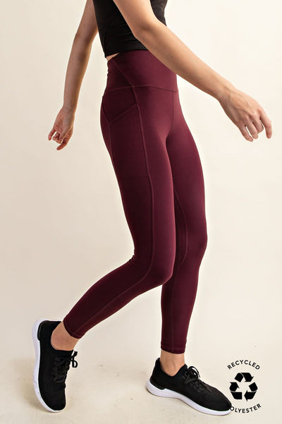 Butter Yoga Pants With Side Pockets by Rae Mode