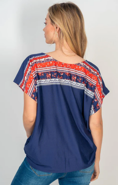 Flowy Floral Top - by White Birch