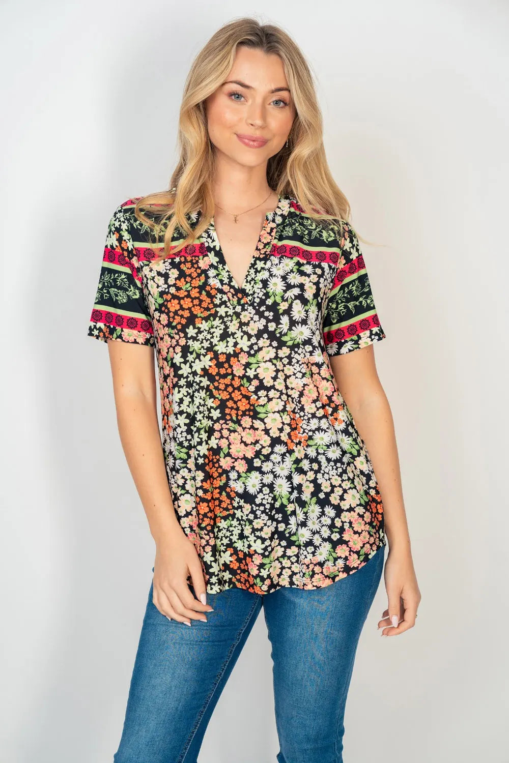 Floral Knit Top - by White Birch