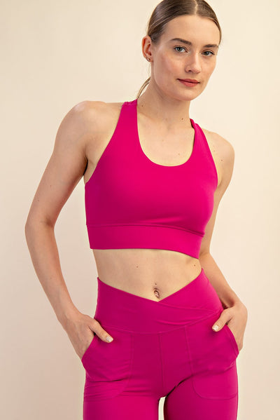 U-Shaped Butter Bralette Sports Bra by Rae Mode